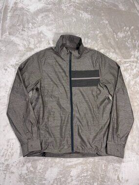 Shimano Men's Cycling Lightweight Long Sleeve Full Zip Jacket - Size Large